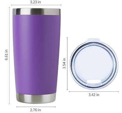 20oz Laser Engraved Travel Tumbler