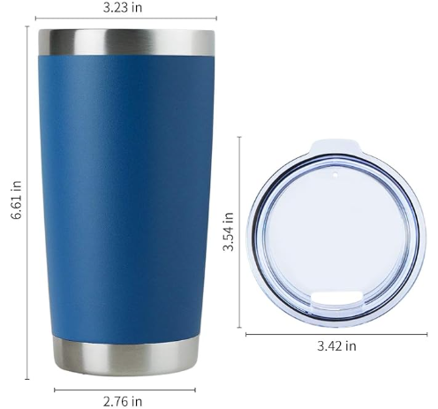 20oz Laser Engraved Travel Tumbler