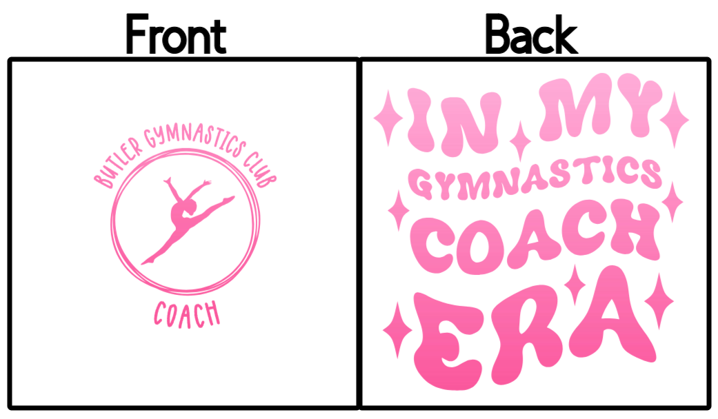 Gymnastics Coaches Era T-Shirt - Youth & Adult Sizes