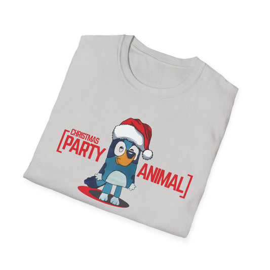 Hand drawn Bluey Christmas Party Animal