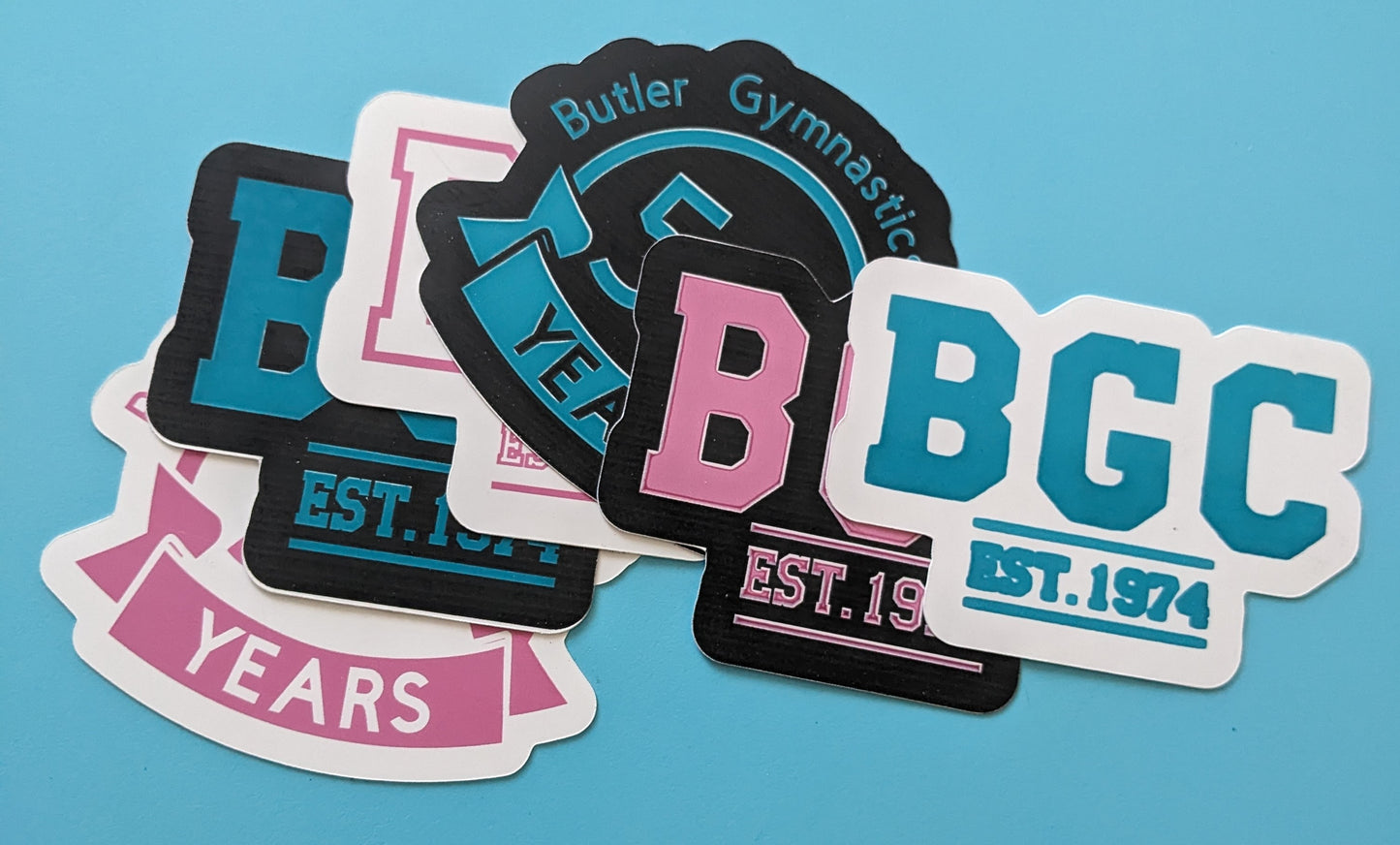 BGC 50th Waterproof Stickers