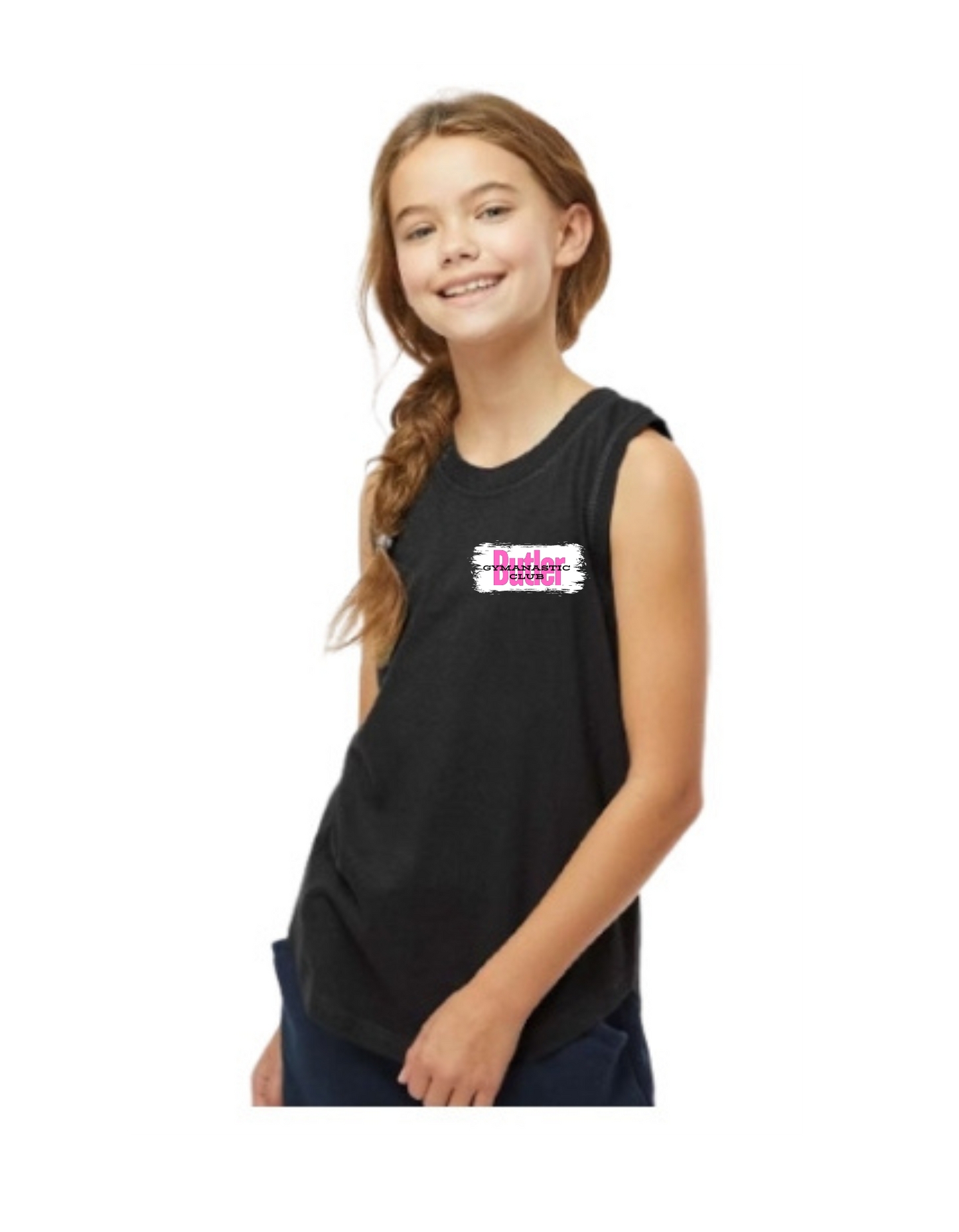 Chalk Print Butler Gymnastic Tank Top - Youth Sizes