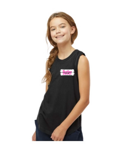 Chalk Print Butler Gymnastic Tank Top - Youth Sizes