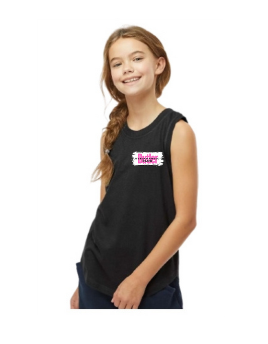 Chalk Print Butler Gymnastic Tank Top - Youth Sizes