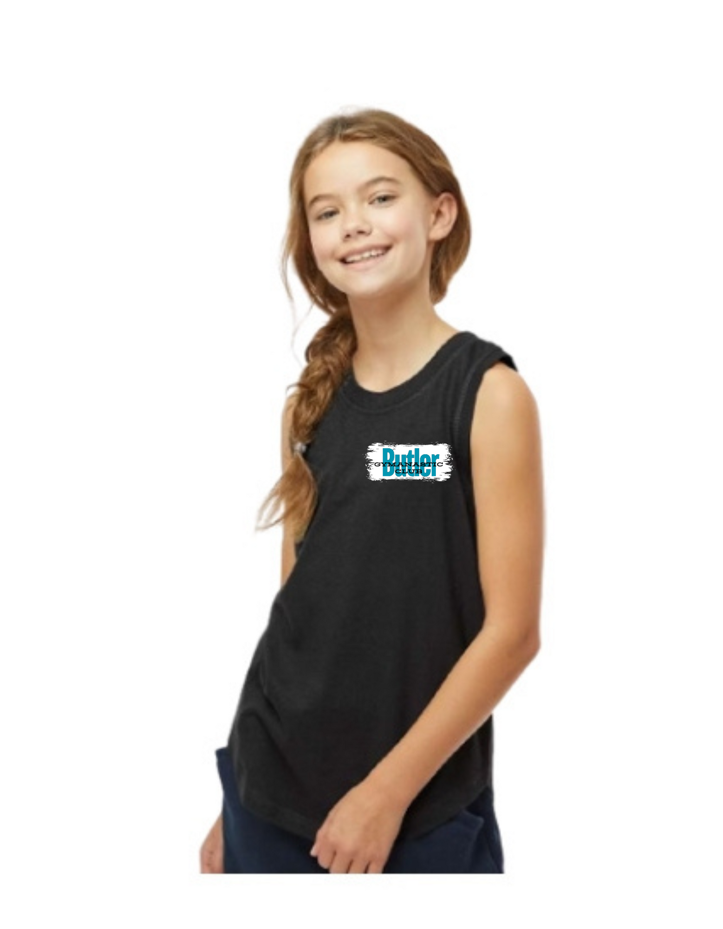 Chalk Print Butler Gymnastic Tank Top - Youth Sizes