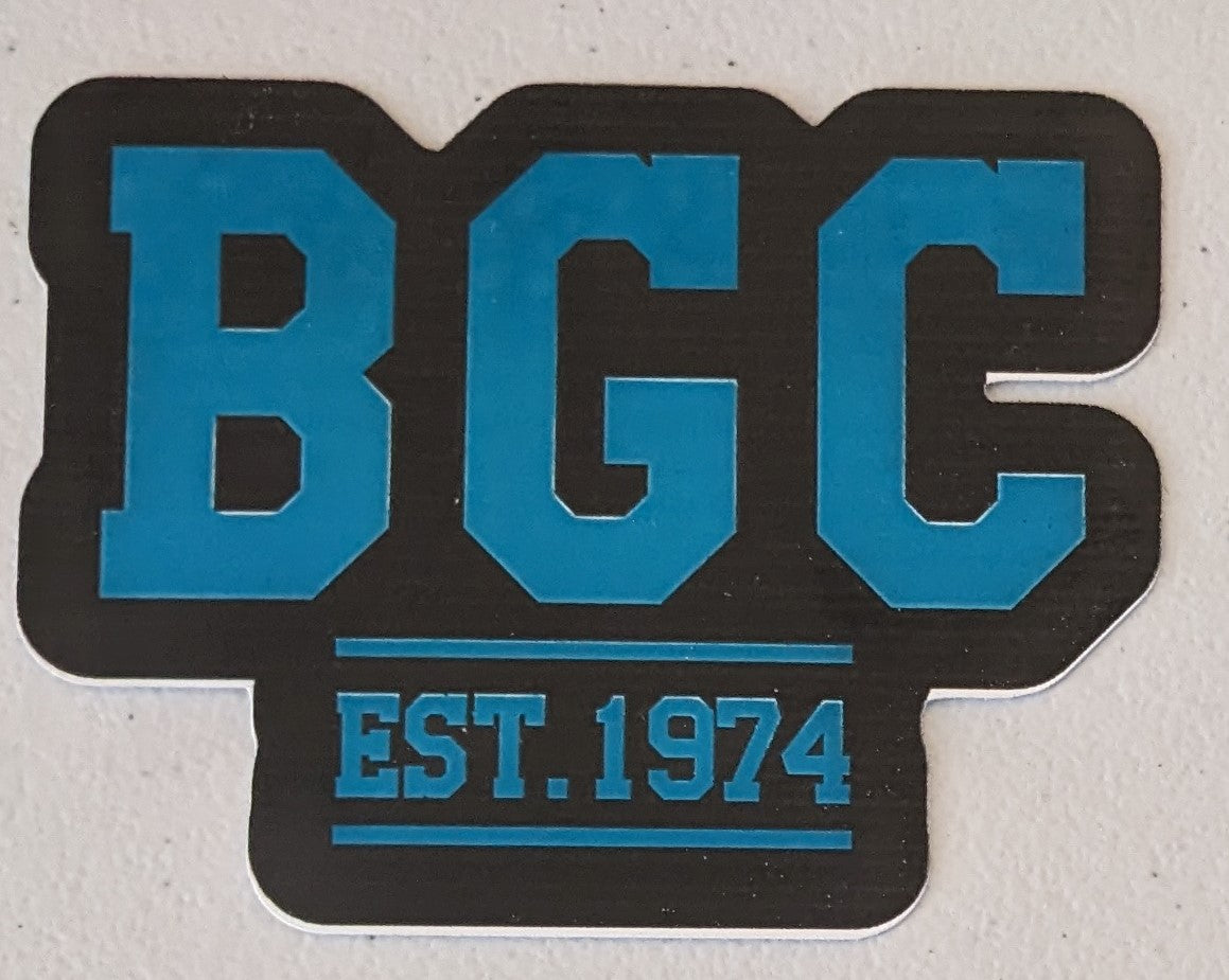 BGC 50th Waterproof Stickers