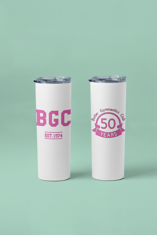 Solid Pink 20oz Skinny tumbler