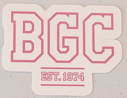 BGC 50th Waterproof Stickers