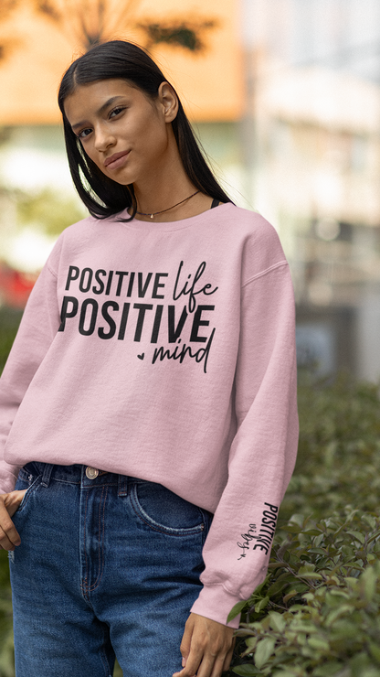 Positive Vibes Crew Neck Sweatshirt - Adults/Kids