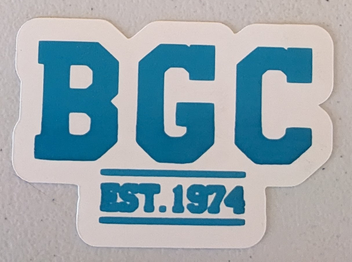 BGC 50th Waterproof Stickers